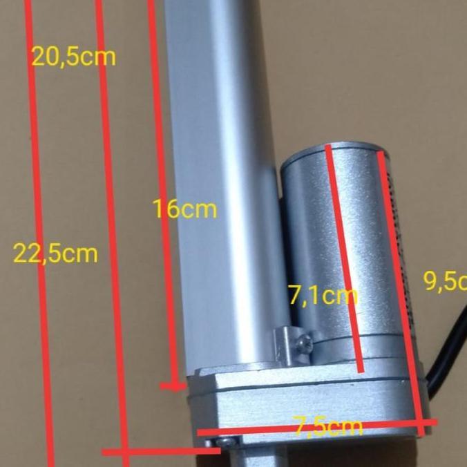 FANA- Motor Linear Actuator 100mm 1000N 100kg 24VDC 24V DC Aktuator