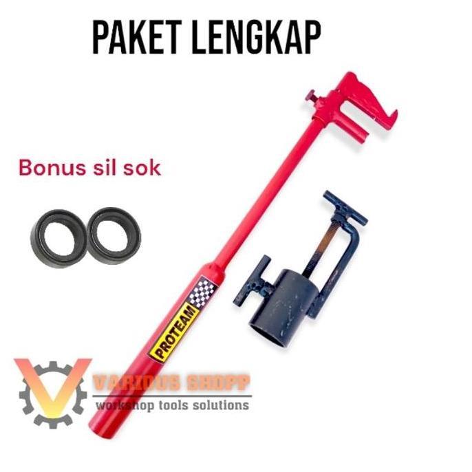 MI-GUSTASTU Paket Alat Lepas Seal Sil Shockbreaker Depan Motor / Oil Seal dan treker Shockbreaker de