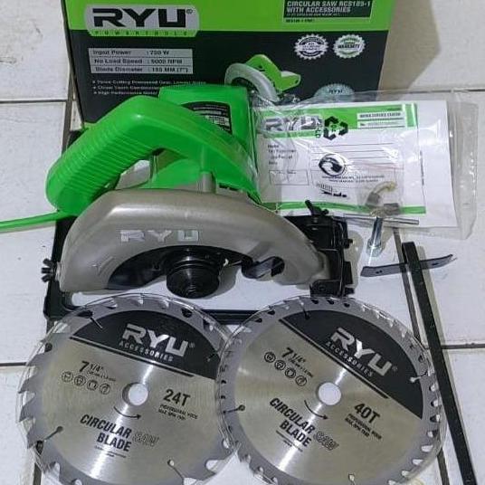 KAHONO RYU Mesin Belah Potong Kayu YUKIDO Sirkel AB-7CR Bergaransi Resmi MIKAYO Circular Saw Power T