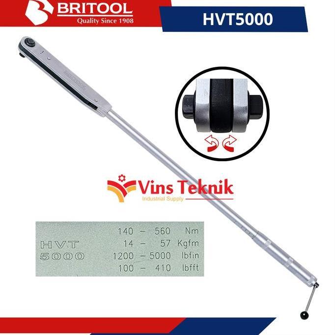 Kunci momen kunci torsi 3/4inch torque wrench HVT5000 BRITOOL HVT 5000