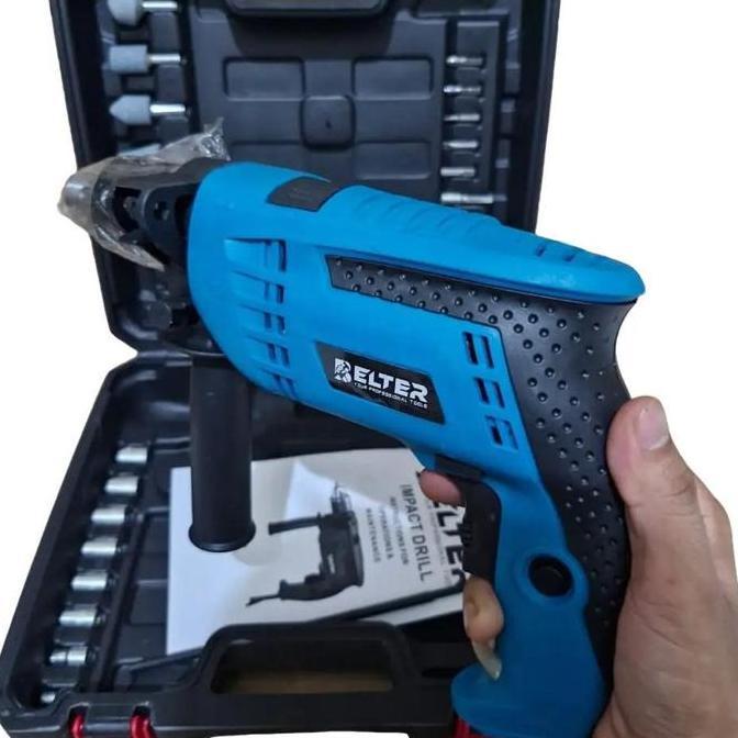 LIBARDIRT Mesin Bor 13 MM Set Koper Impact Drill 13 MM Belter Original Bergaransi Resmi