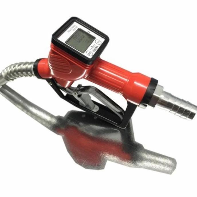 MORIFOYU- Fuel Nozzle Gun 1" With Digital Flowmeter Nozzel Flow Meter Digital 1 Inch