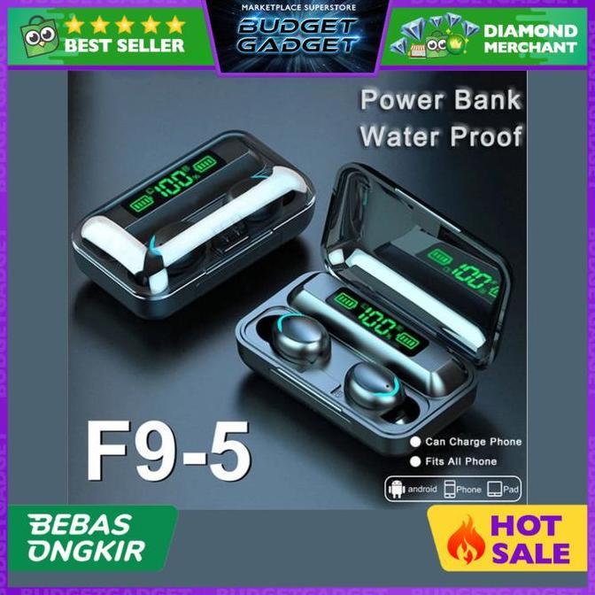 SHANKS ZEBRA TWS Earphone Bluetooth 5.0 LED + Touch + Powerbank Dock M11