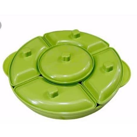 ONYX PSB01 Prasmanan 14" Serving Set Melamin Bulat 35cm HIJAU