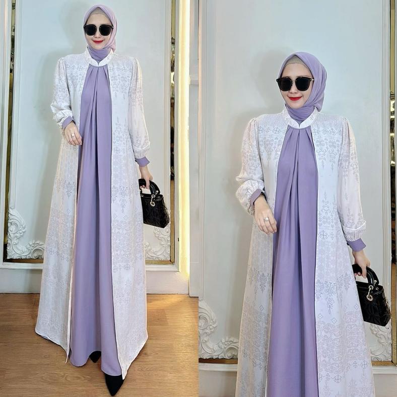 Gamis Mahira Dress Terbaru Bahan Lionel Richie