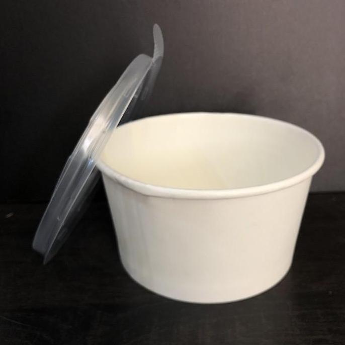 Paper Bowl+Tutup / Mangkuk Kertas