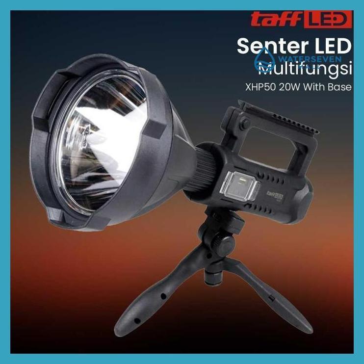 ( ORIGINAL  ) LED SENTER LED MULTIFUNGSI XHP50 20W WITH BASE - W591 GOOD QUALITY