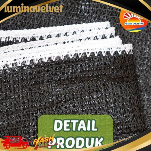 Gercep Paranet tanaman/Jaring paranet 85% Rajut segitiga Lebar 3 Meteran Ecer