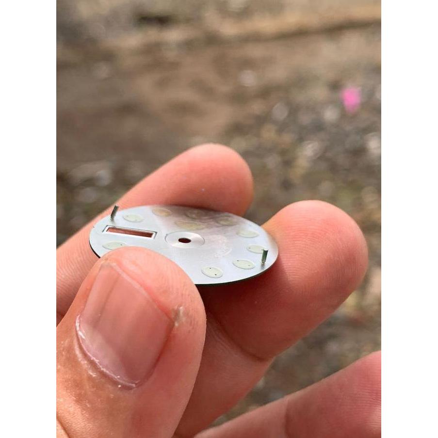 Plat dial jam tangan seiko Hijau 28,5mm 7009 7s26 7s36 dial jam seiko 5 sport