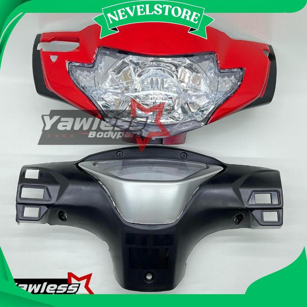 Batok Supra X 125 Lama Merah Plus Lampu Depan Supra X 125 Lama / Totok Depan Supra X 125 Merah Sale