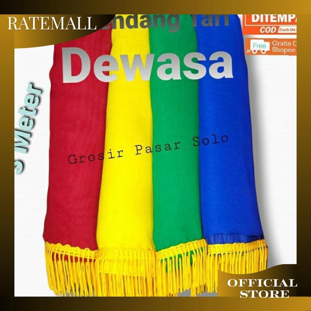 Selendang Tari Dewasa / Selendang Tari Rumbai / Selendang Tari 3 Meter Cod