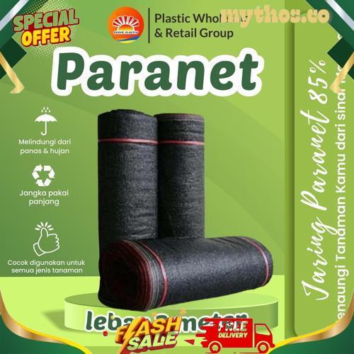 Termurah Paranet tanaman/Jaring paranet 85% Rajut segitiga Lebar 3 Meteran Ecer