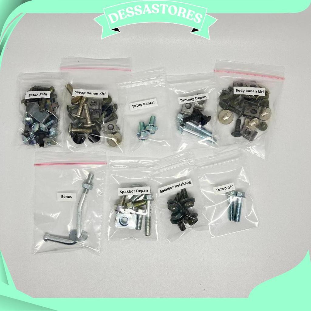 Baut Body Supra X 125 Full Set 2005 - 2012 Sale