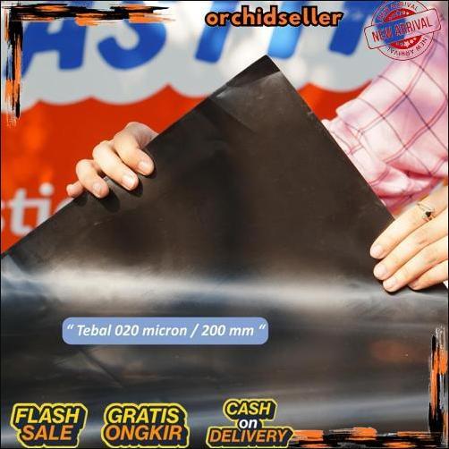 Terlaris GEOMEMBRAN HDPE TEBAL 200 MICRON LEBAR 3 METER