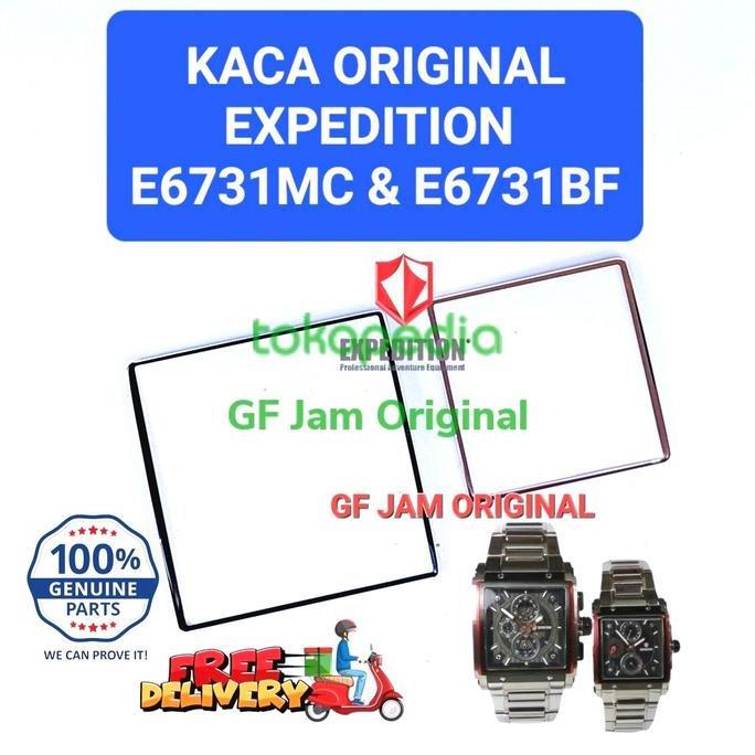 KACA JAM TANGAN EXPEDITION E6731 MC E 6731 BF ORIGINAL SPARE PART 100%