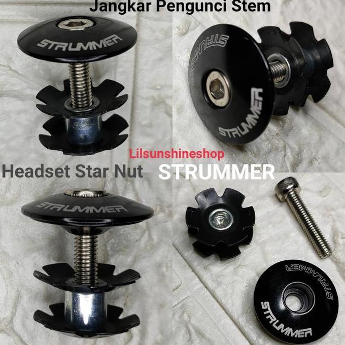 Promo Jangkar Stem Lock Strummer Starnut Pengunci Fork Oversize 28.6Mm Sepeda Roadbike Mtb Bmx Fixie