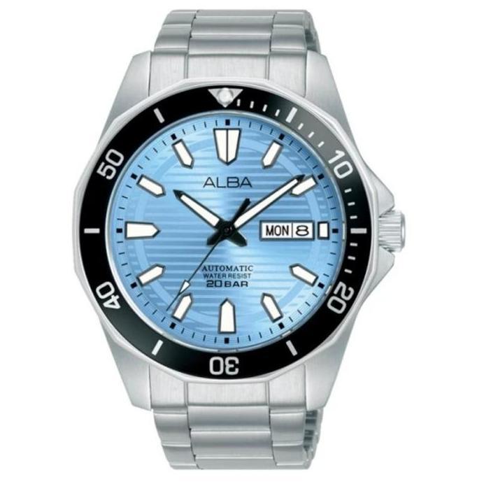 Alba Pria AL4459X1 Automatic Ice Blue Dial Stainless Steel AL4459