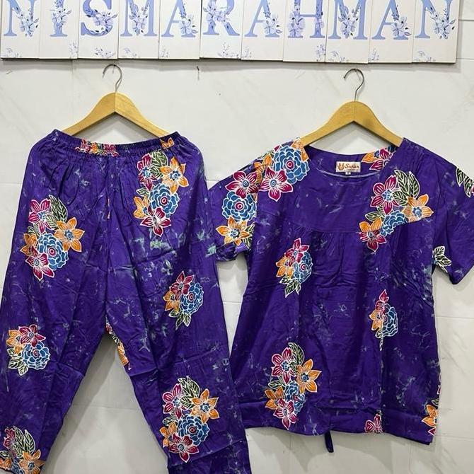 Promo CP batik Sunan ori XL Jumbo - ( Babydol )  - tangan Pendek , Celana Panjang COD