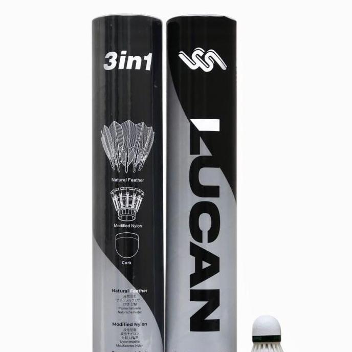 Shuttlecock Badminton Lucan 3 in 1 / Kok badminton / Shuttlecock