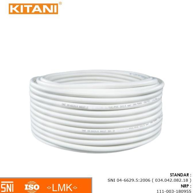 KITANI - NYLHY 20.5 mm - 100 Meter Kabel Listrik Tembaga Serabut