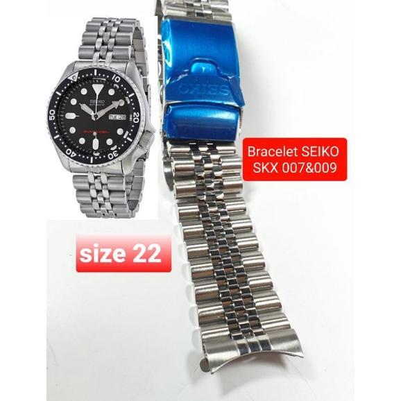rantai Seiko skx 007 DIVER 007 ,009 ,7002  6309 Jam Bracelet skx 007 skx 009  Solid Stainles Steel. 