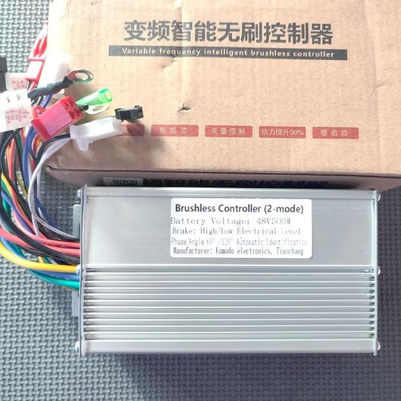 CONTROLLER SEPEDA LISTRIK UNIVERSAL 48V 500W KONTROLER CONTROLER 48VOLT 500WATT MODUL BOX MESIN PENG