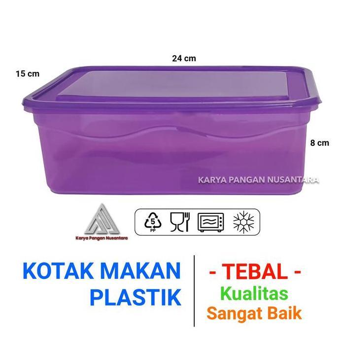 KOTAK MAKAN PLASTIK 2300 ML WARNA FOOD CONTAINER BOX PLASTIK MAKANAN