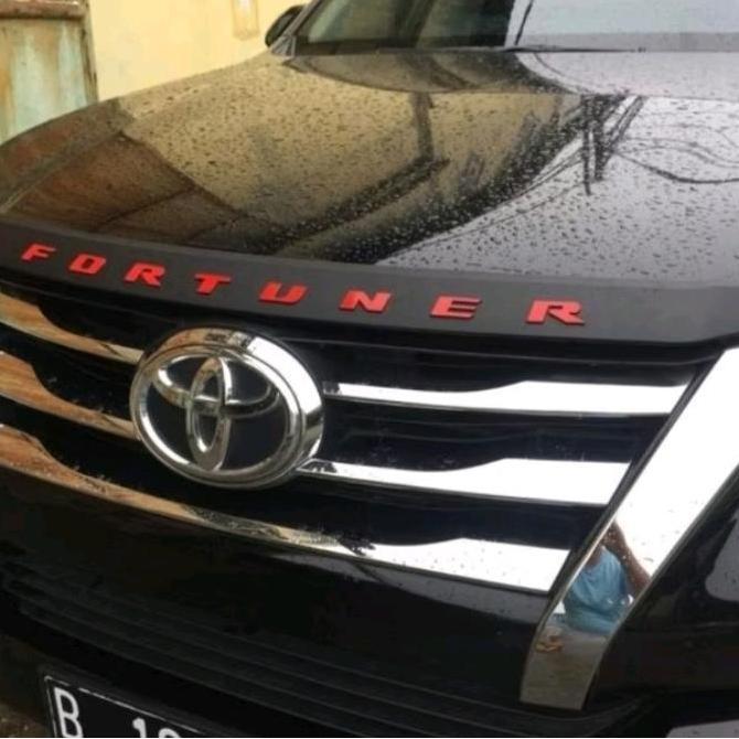 hodlist list lis depan kap mesin mobil toyota all new fortuner 2016 sampai 2021 2020 2019 2018 2017 