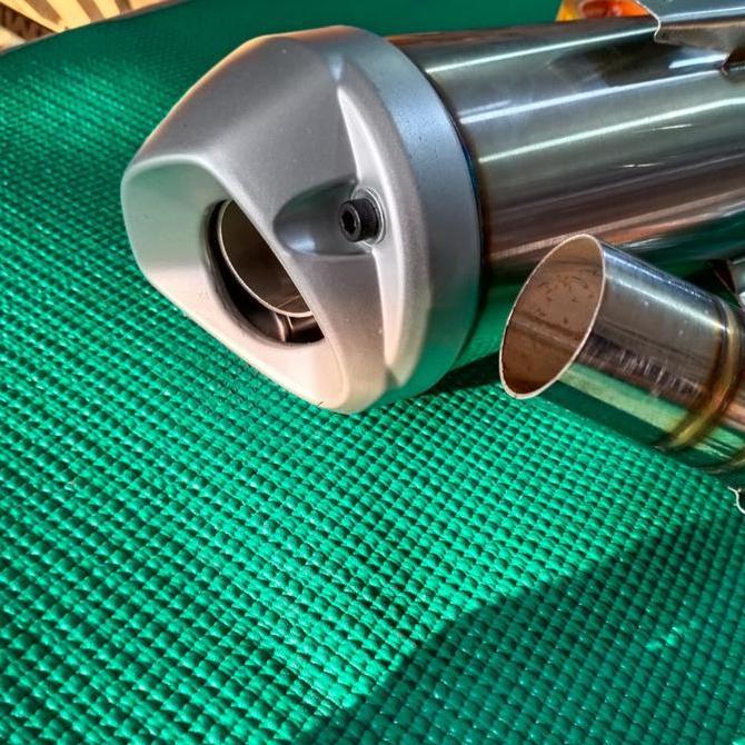 KNALPOT STANDAR RACING FULL STAINLESS DAENG FOR YAMAHA AEROX 155CC Original