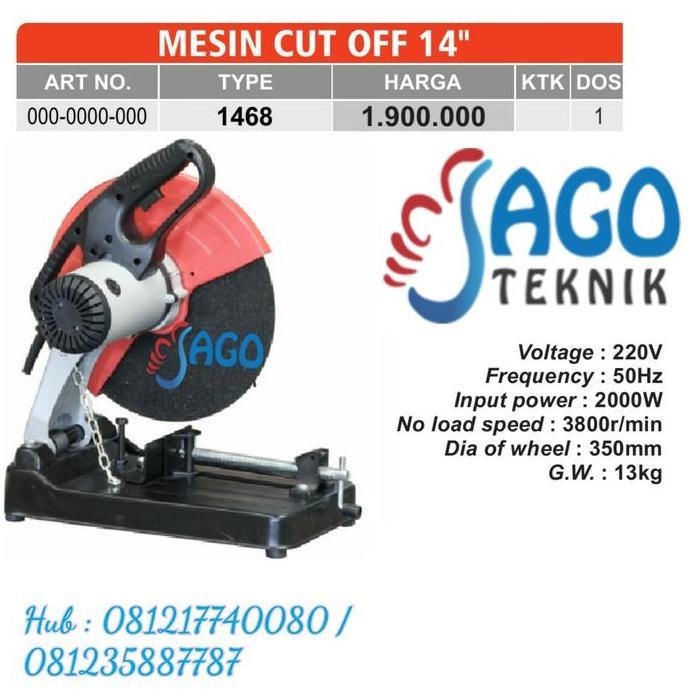 IRIS Mesin Cut Off 14 Inch / Mesin Potong Besi 14"