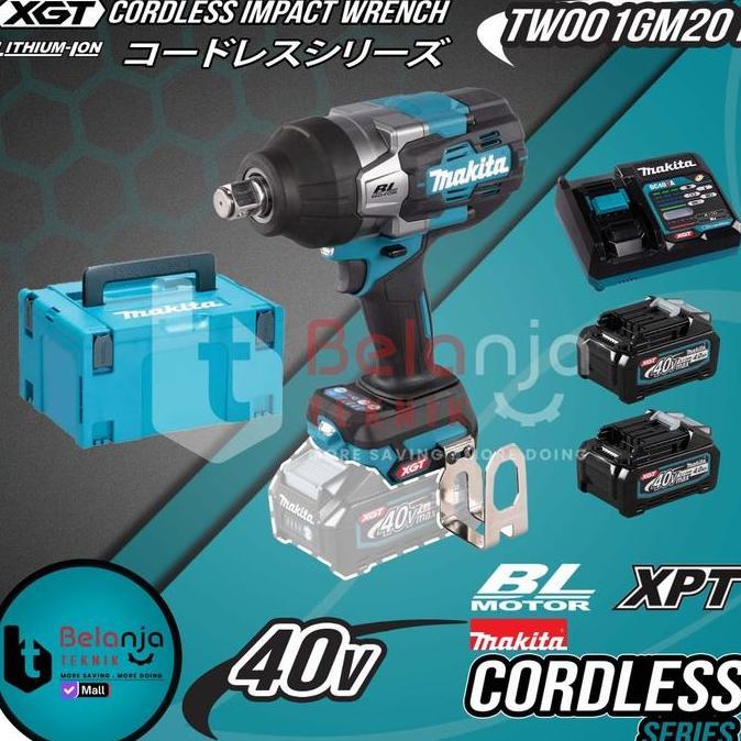 LUFTAIR- Makita Impact Wrench Baterai TW001GM201 Cordless Brushless TW001 40V