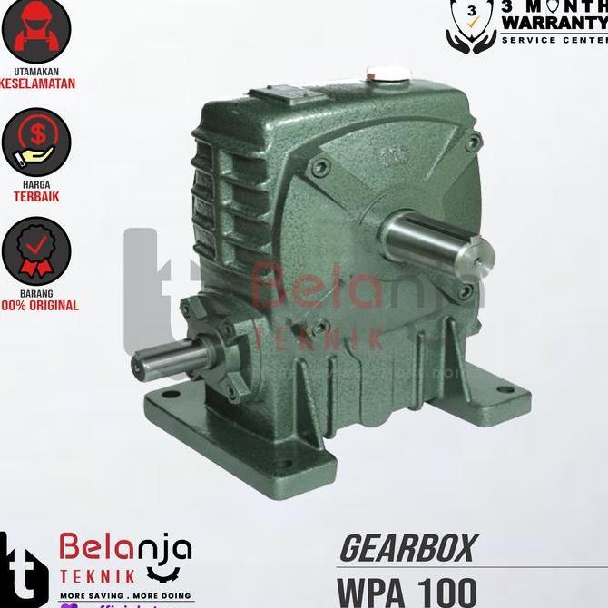 LUFTAIR- Gearbox WPA100 Gear Box WPA 100 Ratio 1 - 60 Speed Reducer Mesin