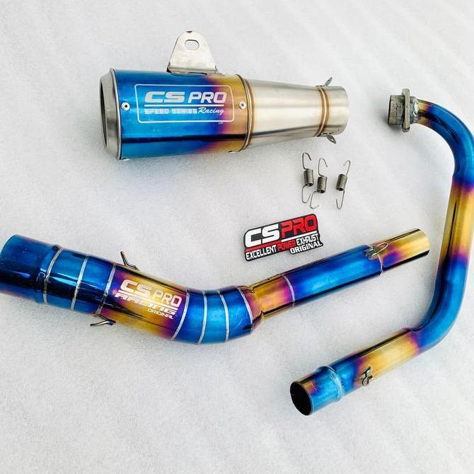 Knalpot CS PRO racing Untuk Mx king 150 jupiter mx 135 satria fu sonic 150r all new cb 150r cbr face
