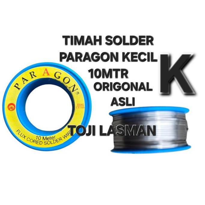 ( Timah Solder Roll Kecil 10M ) Timah Solder Patri 10 Meter M Flux Cored Solder Wire Kawat Timah Sma