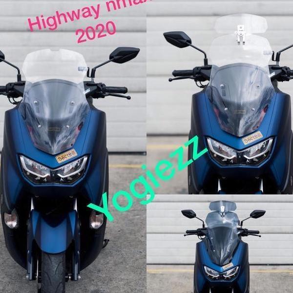 windshield all new yamaha nmax 2020 highway sectbill visor sectbill flyscreen winshield nmax 2020 Or