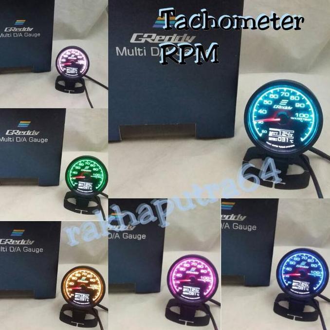 INDIKATOR GREDDY - GREDDY GAUGES RPM - TACHOMETER ORIGINAL DAN TERPERCAYA