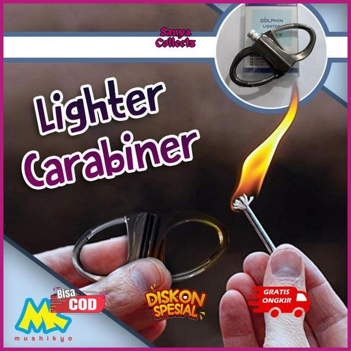 fth-56 Terbaru Karabiner Korek Api / Waterproof Lighter Carabiner Original Viral