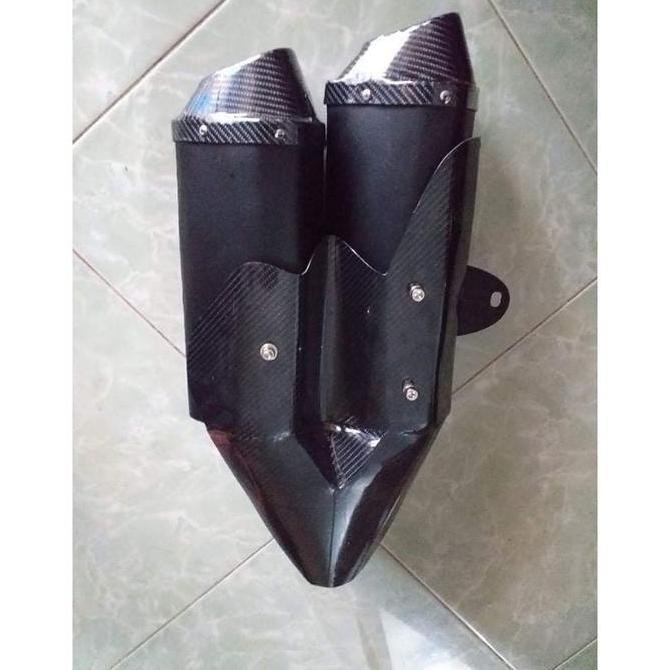 knalpot racing silincer only doublemuffler  cbr250rr Original
