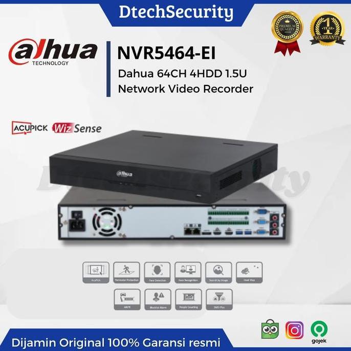 NVR DAHUA 64CH NVR-5464-4KS2 NVR DAHUA 8MP-4 SLOT HDD 4K BEST PRODUCT