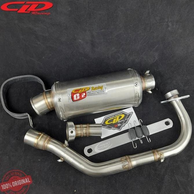 Knalpot Cld racing type C2 Mio/Fino,Beat/Beat fi/Scoopy fi Original