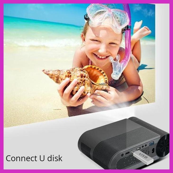 (LAPAKTEKNO) BYINTEK K9 1080P MINI LCD PROJECTOR WIFI DISPLAY HOME THEATER PORTABLE MOVIE PROJECTOR 