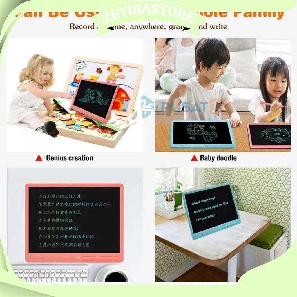 Papan Belajar Tulis Anak Lcd Tablet 8.5 Inch Portable Ori