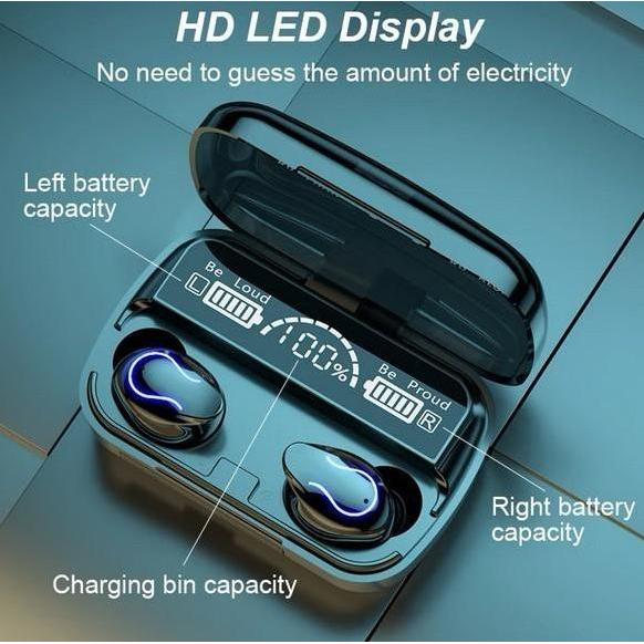 Iphone 12 Mini Headset LED Fingerprint Wireless Earphone Bluetooth TWS Original