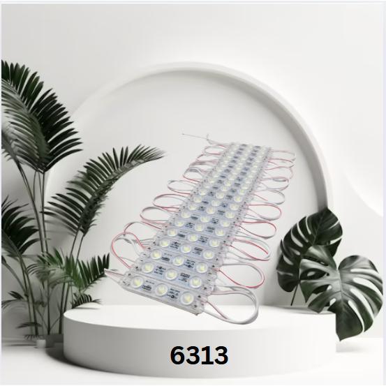 Lampu Led Modul Samsung Tipe 6313 Lensa Doff DC 12V 3 Mata 1.5Watt SMD 2835/5630 (Neon Box)... Lampu