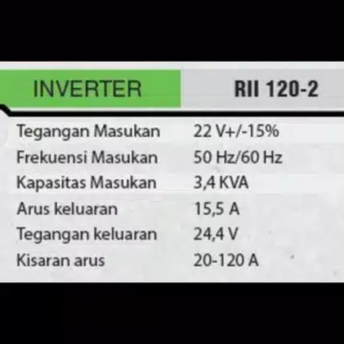 Promo Trafo Las Listrik Ryu 450 Watt - Welding Ibgt Inverter Rii 120-2 Cod