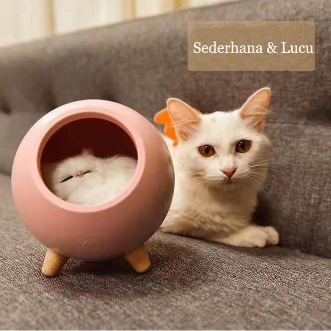 Lampu Kucing Lampu Tidur Lampu Hias Lampu Meja [Cas] Kandang Kucing H
