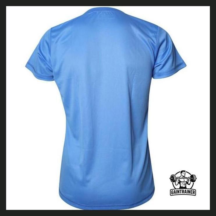 OLAHRAGA - KAOS JERSEY BADMINTON PROCHAMPS POLOS BIRU LANGIT 046 GOOD QUALITY