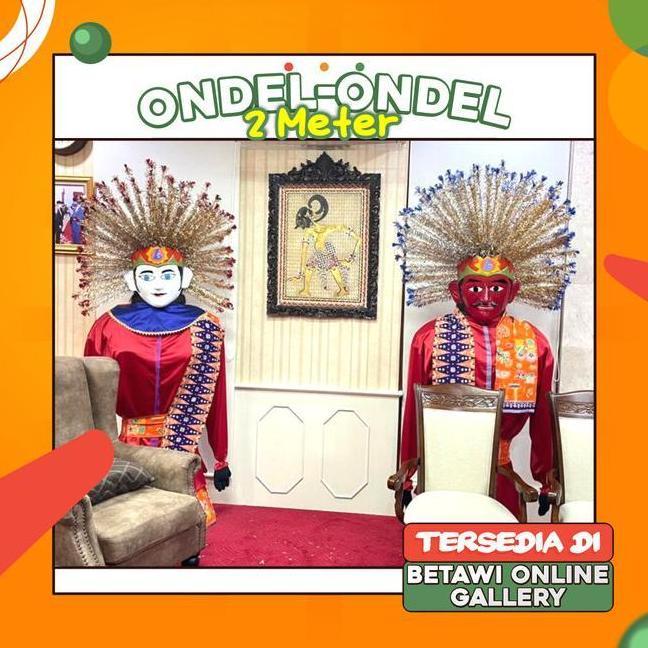 BEST PRODUK PAKAIAN / BAJU GANTI UNTUK ONDEL-ONDEL 2 METER SELAMAT BERBELANJA