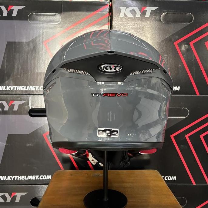 Helm Full Face KYT TT-Revo New Solid Polos Original