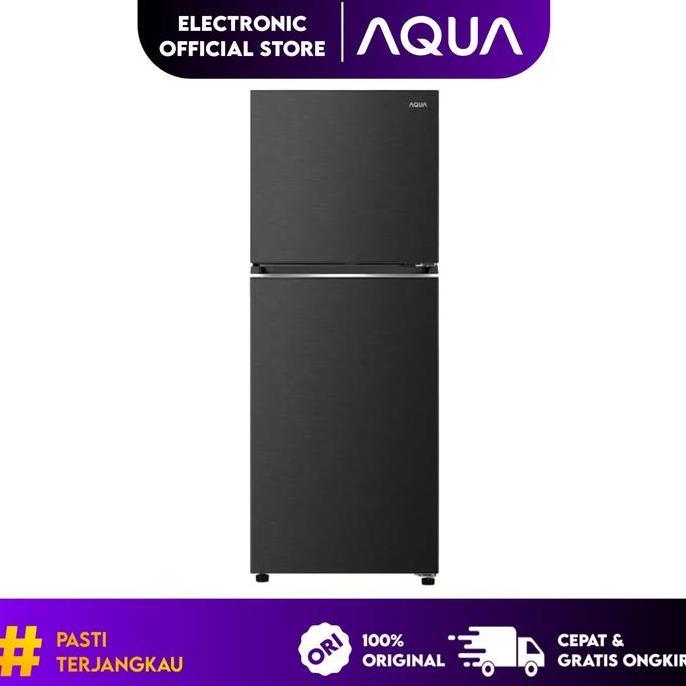 TERMURAH - KULKAS 2 PINTU AQUA D261 AQR-D261 AQRD 261 NO FROST 220 LTR FLAT DOOR
